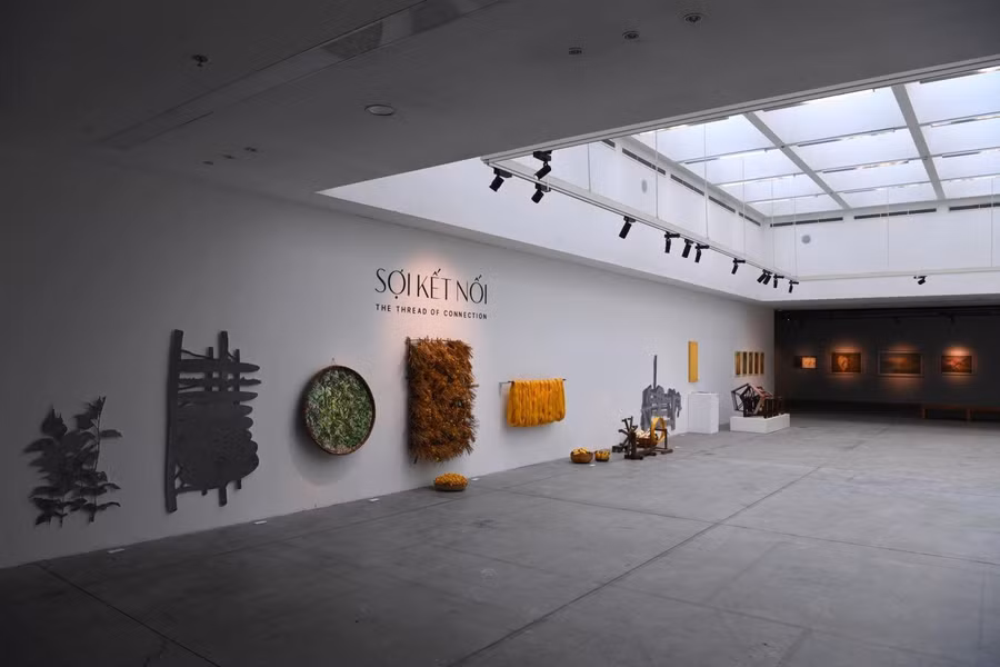 VCCA mở cửa triển lãm ‘Sợi kết nối’