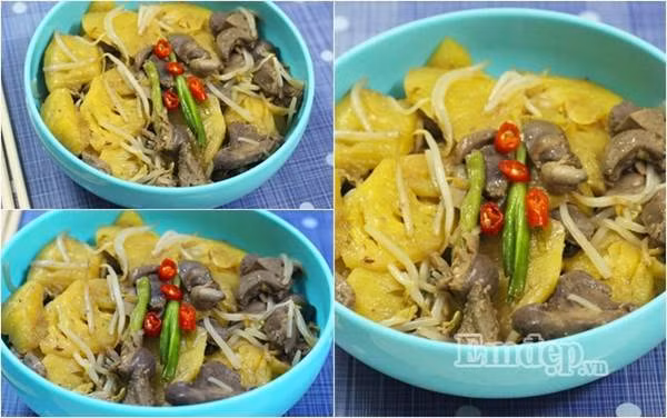 Lòng gà xào dứa thanh ngọt cho bữa cơm cuối tuần Long ga xao dua thanh ngot cho bua com cuoi tuan