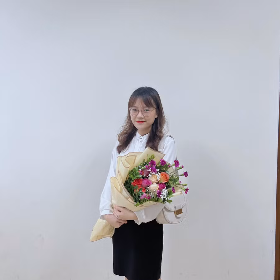 Bạn Nhâm Quỳnh Chi, sinh viên Chất lượng cao Khoa Tài chính – HVNH