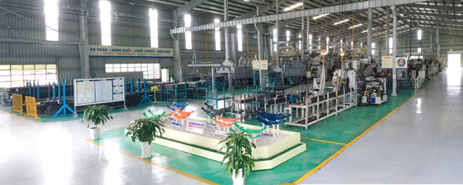 Dây chuyền sản xuất nhíp