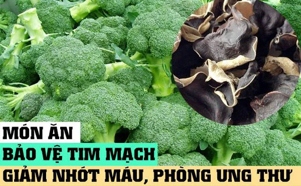 Mộc nhĩ + Súp lơ: Món ăn bảo vệ tim mạch, giảm nhớt máu và phòng ung thư