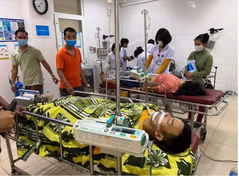 Bệnh nhân đang được điều trị tại bệnh viện.