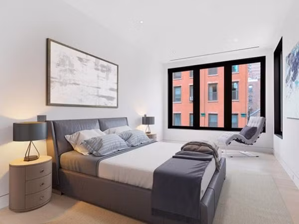  Ngôi nhà nằm trong khu Seaport ở New York, mọi thứ đều sạch sẽ. 