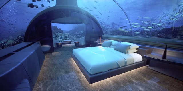 Phòng ngủ dưới đáy biển