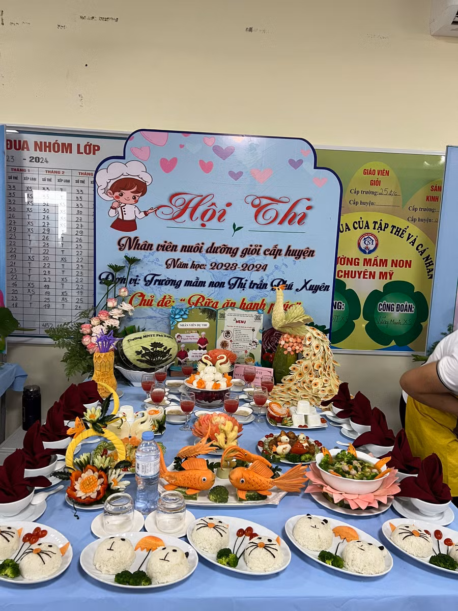 Sản phẩm đặc sắc của Trường Mầm non Thị trấn Phú Xuyên.