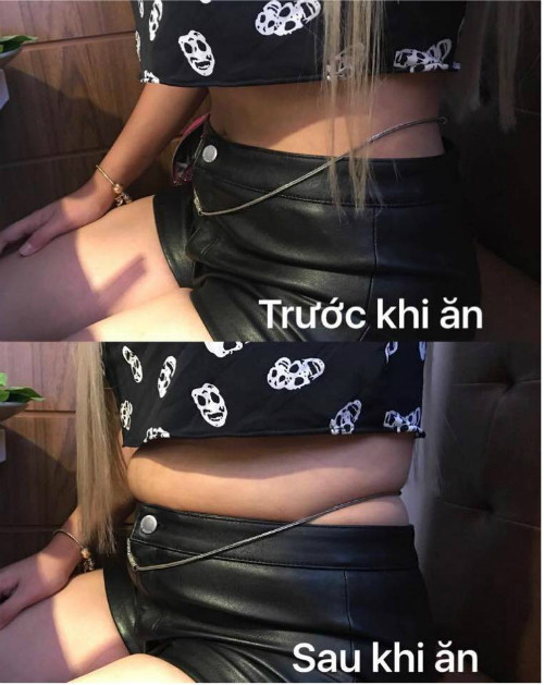 Sự thay đổi giữa trước và sau khi ăn. Sự thay đổi giữa trước và sau khi ăn.