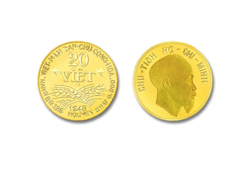 Đồng tiền 20 Việt phiên bản 2019. Ảnh: VT.