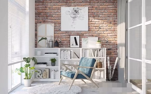 Nhà 14 tỷ đang được nữ diễn viên “Dốc tình” rao bán đẹp cỡ nào? ảnh 10 Phòng đọc sách