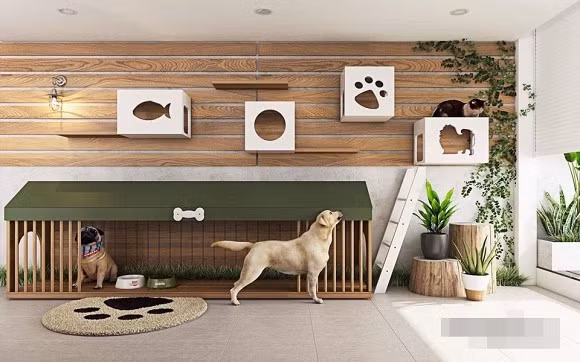 Nhà 14 tỷ đang được nữ diễn viên “Dốc tình” rao bán đẹp cỡ nào? ảnh 11 Chỗ nuôi động vật cũng được trang trí đẹp như chính căn nhà.