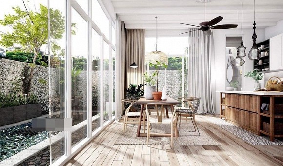 Nhà 14 tỷ đang được nữ diễn viên “Dốc tình” rao bán đẹp cỡ nào? ảnh 5 Hồ bơi được bố trí ngay bên hông nhà mang lại những giờ phút thư giãn cho cả gia đình.