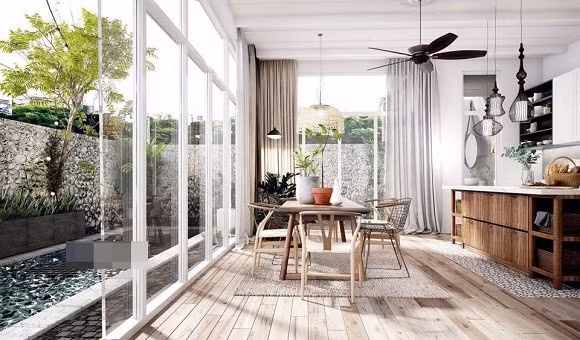 Nhà 14 tỷ đang được nữ diễn viên “Dốc tình” rao bán đẹp cỡ nào? ảnh 5 Hồ bơi được bố trí ngay bên hông nhà mang lại những giờ phút thư giãn cho cả gia đình.