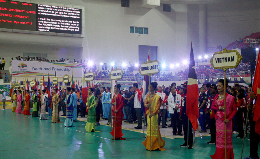 Các nước về dự 19th ASEAN University Games