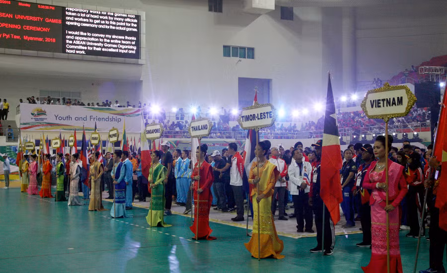Các nước về dự 19th ASEAN University Games