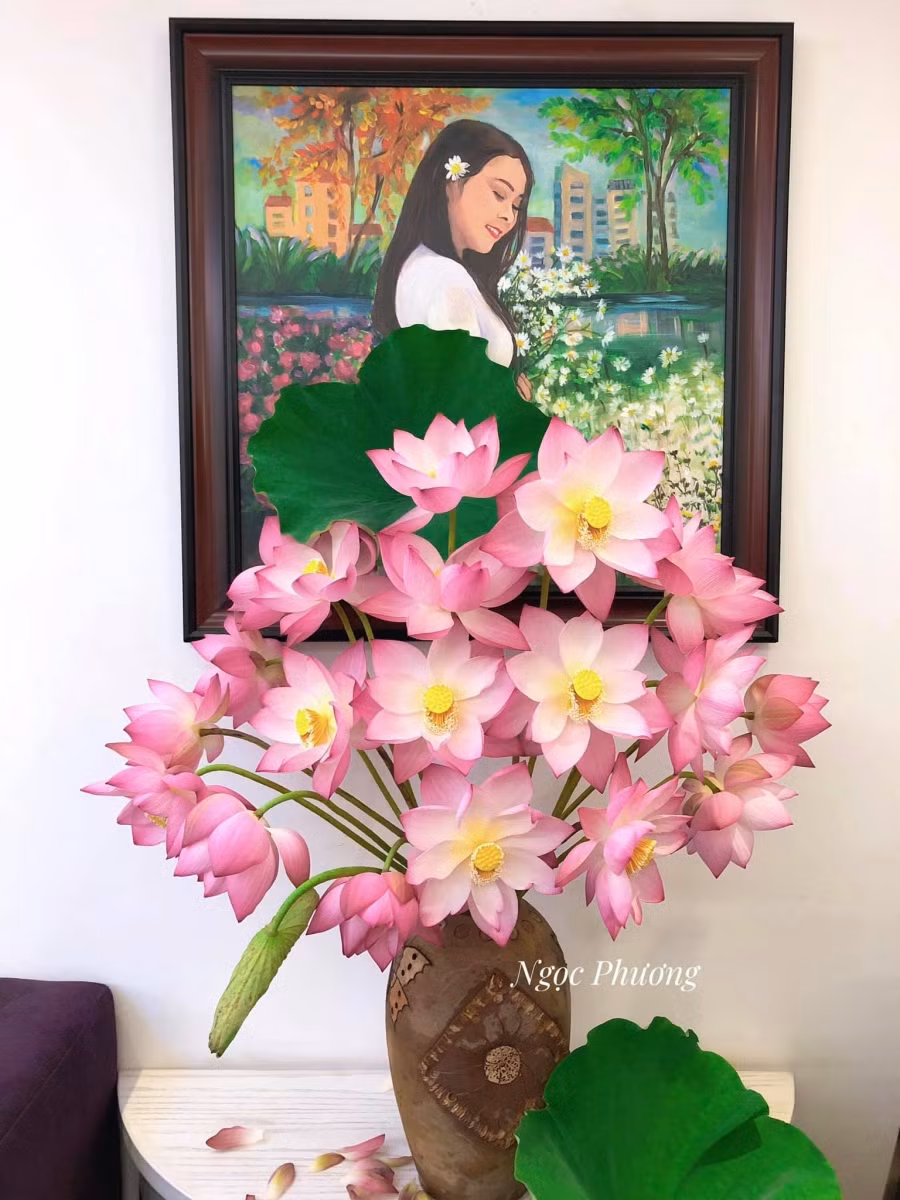 Bí quyết cắm hoa quỳ đẹp như sen, trăm bông nở cả trăm ảnh 8