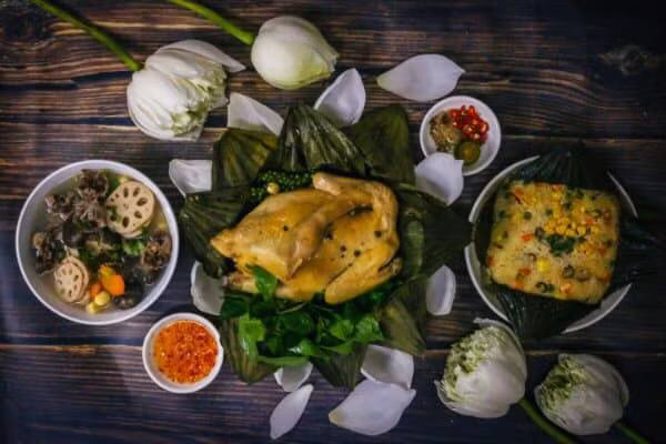 Mâm cơm mùa hè toàn món ăn từ sen siêu ngon của chàng trai 9X ảnh 5