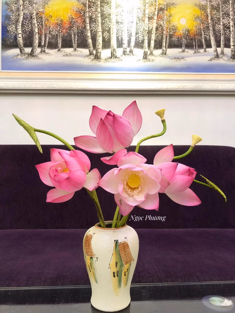 Bí quyết cắm hoa quỳ đẹp như sen, trăm bông nở cả trăm ảnh 2