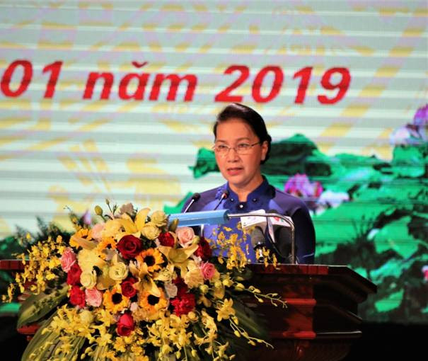 Chủ tịch Quốc hội Nguyễn Thị Kim Ngân phát biểu tại Hội nghị. Chủ tịch Quốc hội Nguyễn Thị Kim Ngân phát biểu tại Hội nghị.