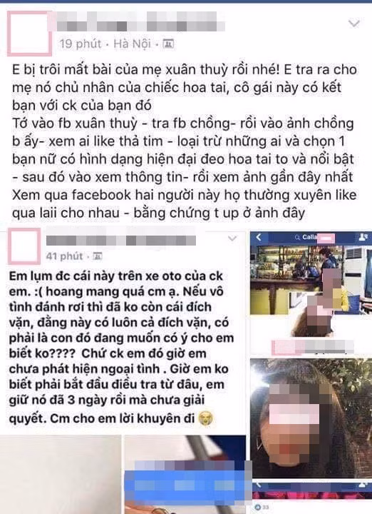 Cô vợ khoe đã tìm ra kẻ thứ 3