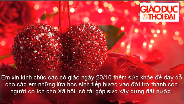 Những lời chúc 20/10 hay và ý nghĩa nhất dành cho phái đẹp