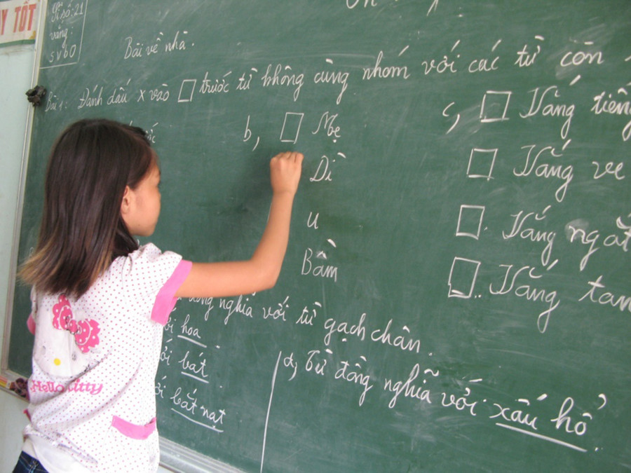 Phương pháp đúng sẽ giúp HS không sợ học Văn. Ảnh: Đức Trí