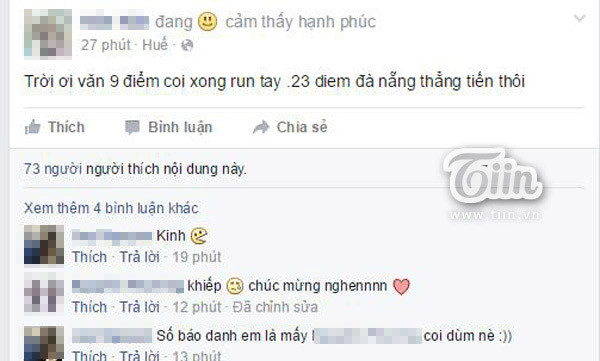cha mẹ khoe điểm thi vào 10 của con: đừng bắt trẻ "gồng gánh" áp lực! hình 1 cha me khoe diem thi vao 10 cua con: dung bat tre "gong ganh" ap luc! hinh 1