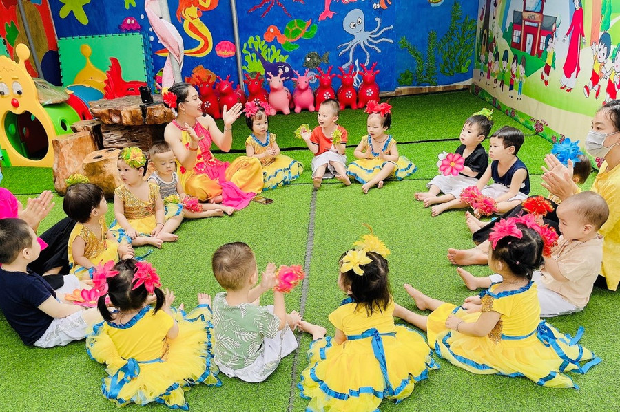 Nhóm trẻ độc lập tư thục Đam Mê tại thành phố Điện Biên Phủ.