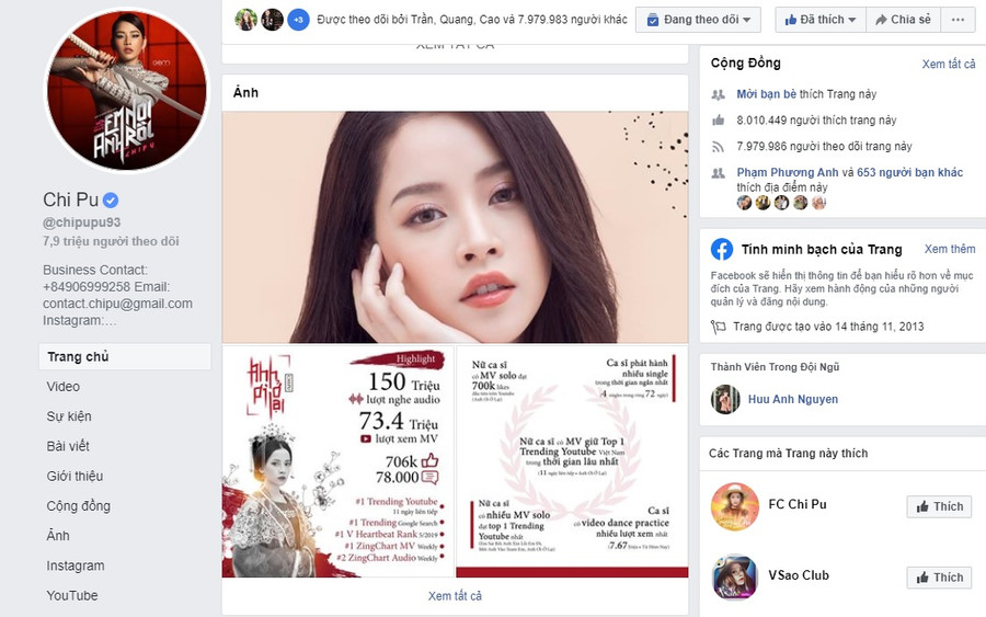 Ai vượt mặt Hoài Linh, trở thành sao Việt "hot" nhất mạng xã hội? ảnh 6 Ai vượt mặt Hoài Linh, trở thành sao Việt