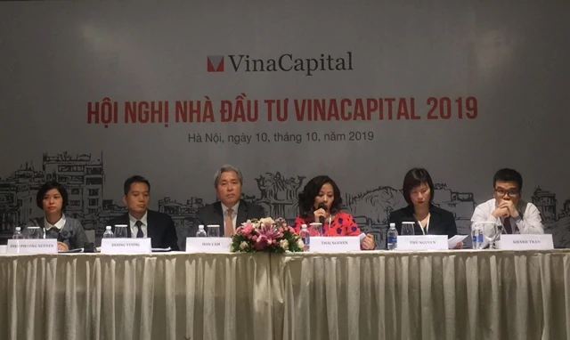 Hội nghị Nhà đầu tư VinaCapital 2019 diễn ra tại Hà Nội. Ảnh: Ngọc Trang