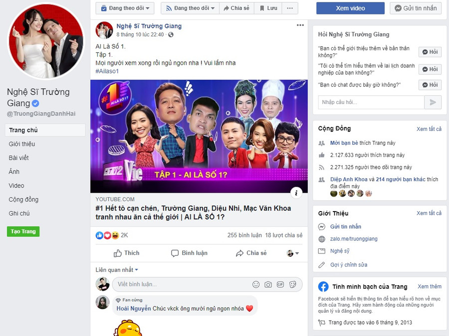Ai vượt mặt Hoài Linh, trở thành sao Việt "hot" nhất mạng xã hội? ảnh 12 Ai vượt mặt Hoài Linh, trở thành sao Việt