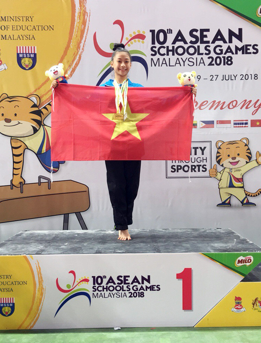 Phạm Như Phương xuất sắc giành huy chương vàng ở nội dung toàn năng nữ