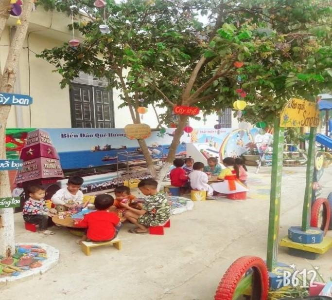 Đồ dùng, đồ chơi được xây dựng lên từ bàn tay, khối óc của giáo viên cùng sự hỗ trợ của phụ huynh. Đồ dùng, đồ chơi được xây dựng lên từ bàn tay, khối óc của giáo viên cùng sự hỗ trợ của phụ huynh.