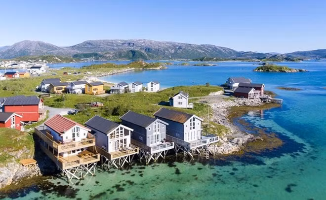 Đảo Sommaroy có diện tích chừng 0,34 km2.