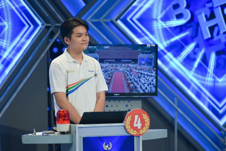 Thí sinh Nguyễn Sơn. Thí sinh Nguyễn Sơn.