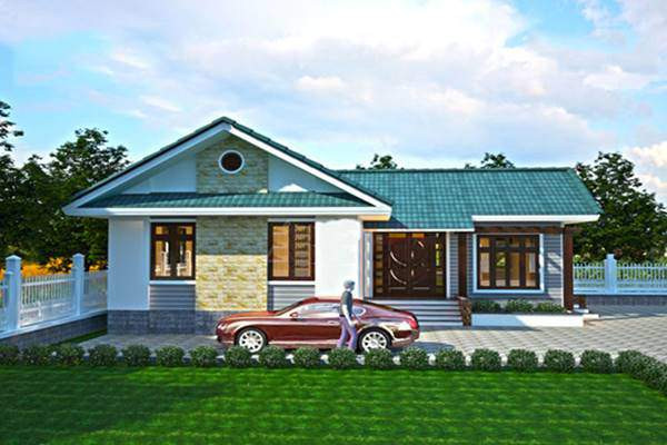 mau nha cap 4 mai thai chu l sang trong, hien dai ai cung muon xay - 5