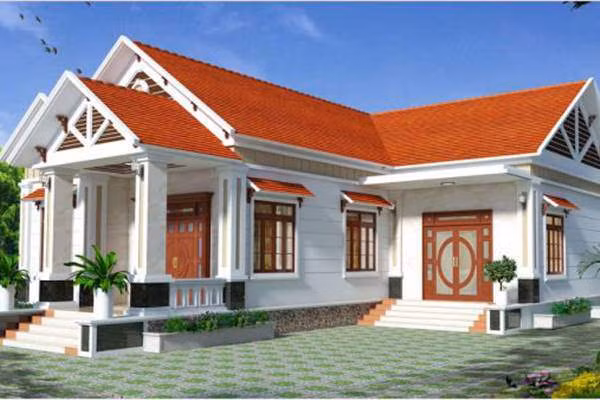 mau nha cap 4 mai thai chu l sang trong, hien dai ai cung muon xay - 6