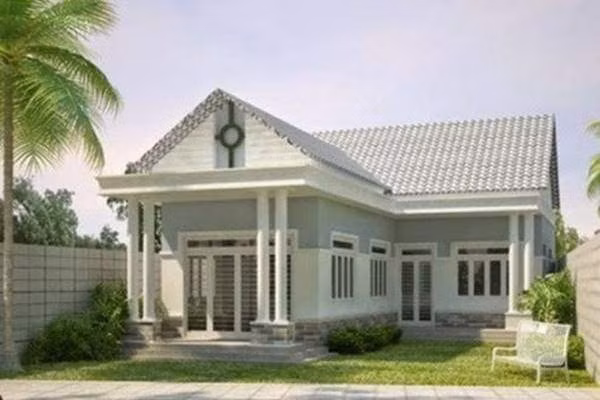 mau nha cap 4 mai thai chu l sang trong, hien dai ai cung muon xay - 10