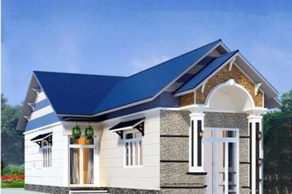 mau nha cap 4 mai thai chu l sang trong, hien dai ai cung muon xay - 7