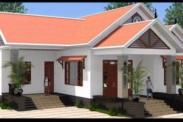 mau nha cap 4 mai thai chu l sang trong, hien dai ai cung muon xay - 9