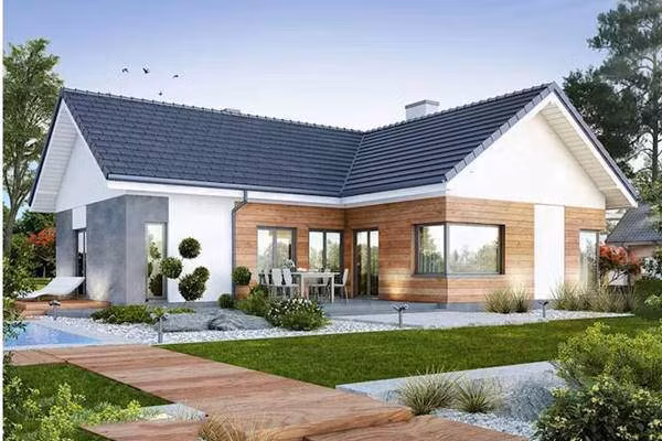 mau nha cap 4 mai thai chu l sang trong, hien dai ai cung muon xay - 14