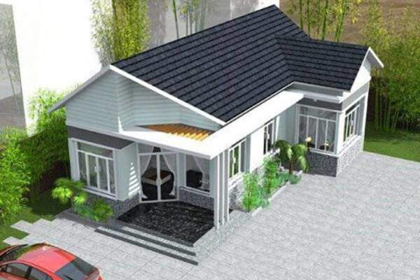 mau nha cap 4 mai thai chu l sang trong, hien dai ai cung muon xay - 13