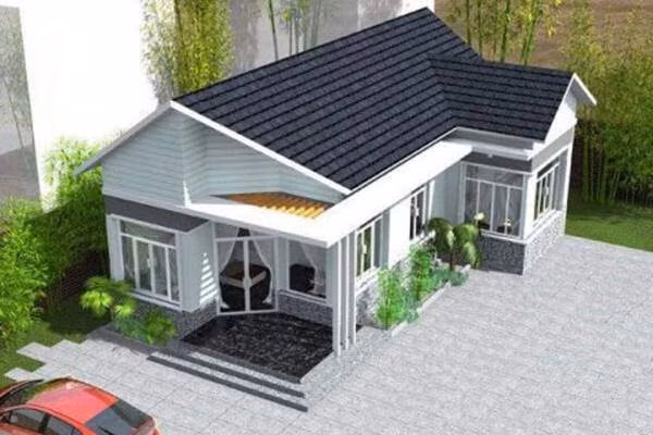 mau nha cap 4 mai thai chu l sang trong, hien dai ai cung muon xay - 13