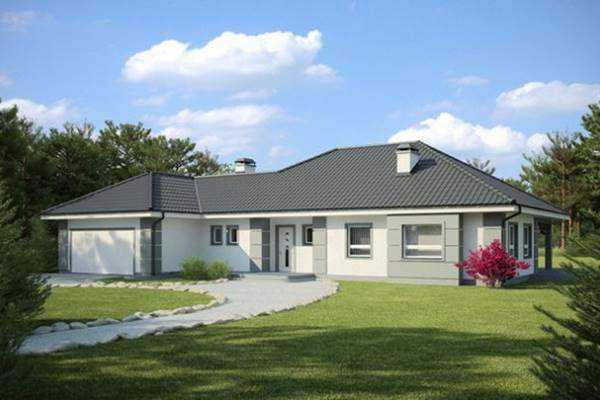 mau nha cap 4 mai thai chu l sang trong, hien dai ai cung muon xay - 18