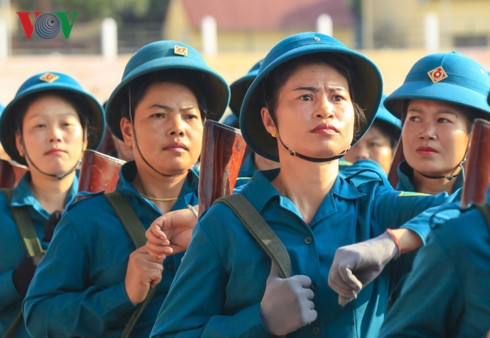 bất chấp nắng nóng, điện biên tích cực tập luyện cho lễ diễu binh 30/4 hình 7 bat chap nang nong, dien bien tich cuc tap luyen cho le dieu binh 30/4 hinh 7