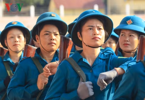 bất chấp nắng nóng, điện biên tích cực tập luyện cho lễ diễu binh 30/4 hình 7 bat chap nang nong, dien bien tich cuc tap luyen cho le dieu binh 30/4 hinh 7