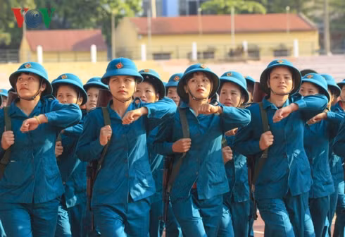 bất chấp nắng nóng, điện biên tích cực tập luyện cho lễ diễu binh 30/4 hình 6 bat chap nang nong, dien bien tich cuc tap luyen cho le dieu binh 30/4 hinh 6