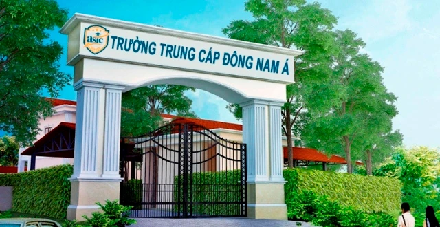 Phác thảo mô hình Trường trung cấp Đồng Nam Á sau khi sửa chữa, xây mới