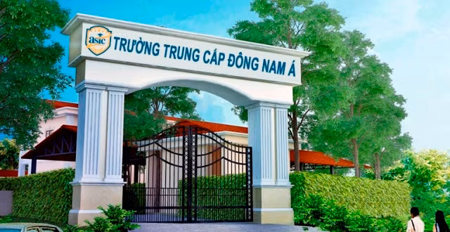 Phác thảo mô hình Trường trung cấp Đồng Nam Á sau khi sửa chữa, xây mới