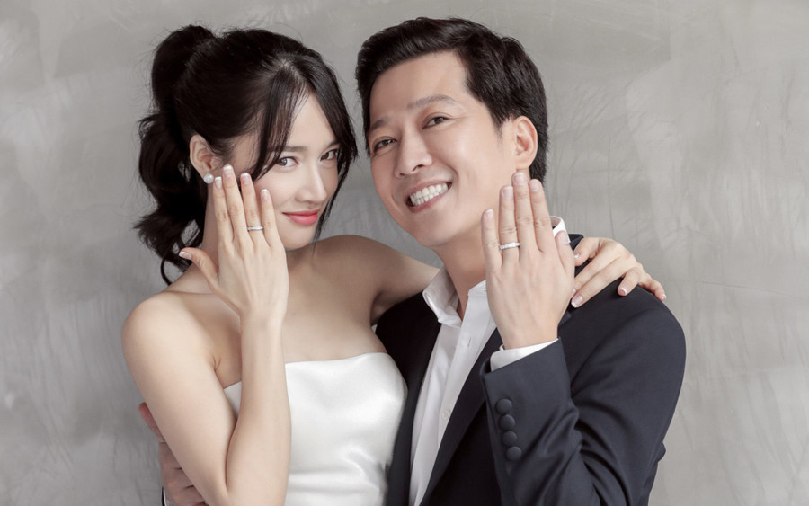 Trường Giang – Nhã Phương. Ảnh: afamily.