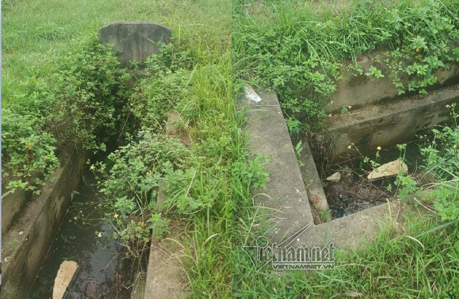 Các huyệt mộ xây sẵn bằng bê tông, cốt thép kiên cố, có thể tái sử dụng hàng chục năm. Sự thật về những huyệt mộ dùng chung ở Vĩnh Phúc