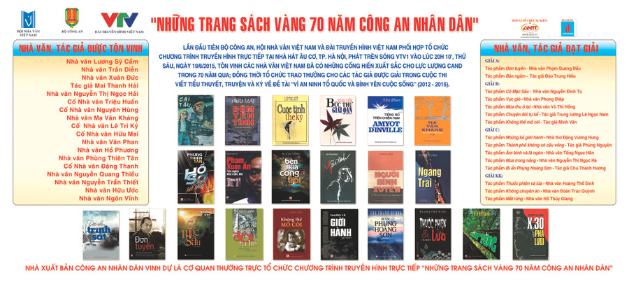 “Những trang sách vàng 70 năm Công an nhân dân”